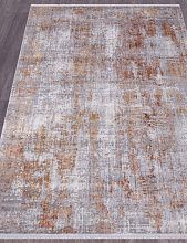 Пушистый круглый ковер SEATTLE 03878A ACIK GRI / ACIK TERRA