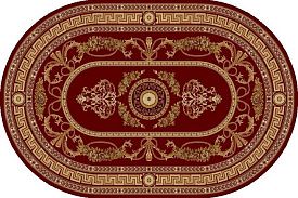 Овальный ковер из шерсти шерстяной Floare ELITA 252-3658 ОВАЛ