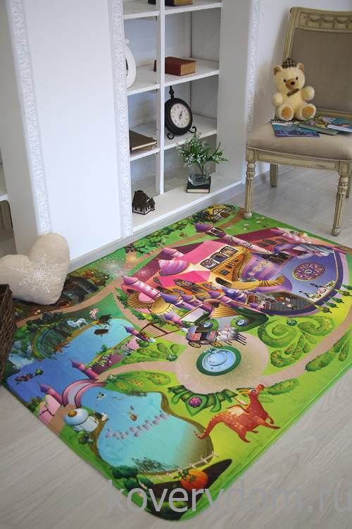 Детский развивающий 3D ковер Замок Принцессы 86006 Детский развивающий 3D ковер Замок Принцессы 86006