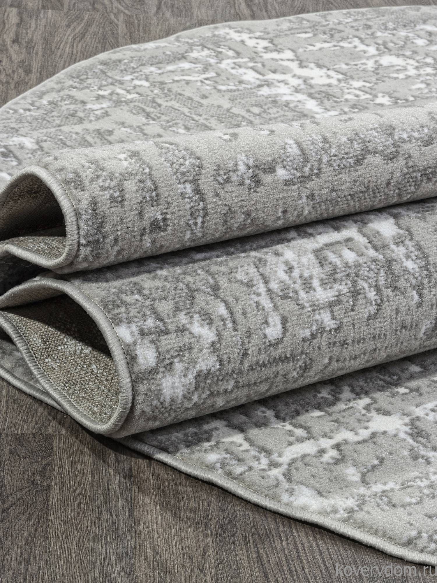 Ковер RICHI 8667 GRAY-CREAM Овал