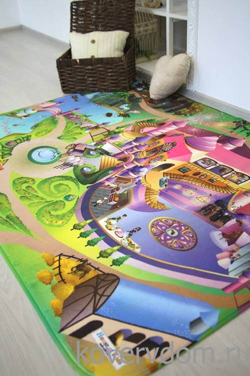 Детский развивающий 3D ковер Замок Принцессы 86006 Детский развивающий 3D ковер Замок Принцессы 86006