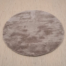 Круглый ковер из искусственного меха Chic 1000A BROWN_3000 круг