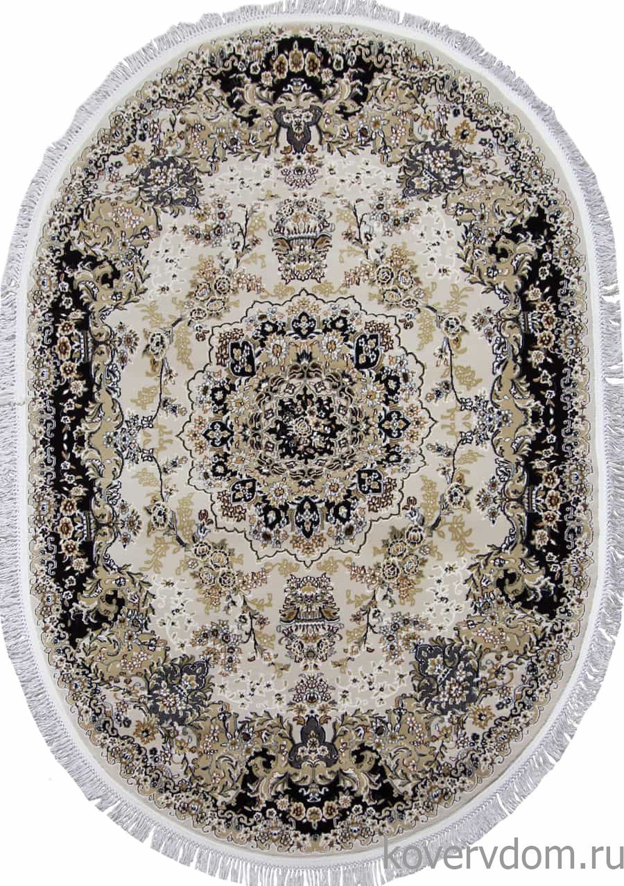 Ковер SHAHREZA d211 CREAM-NAVY Овал