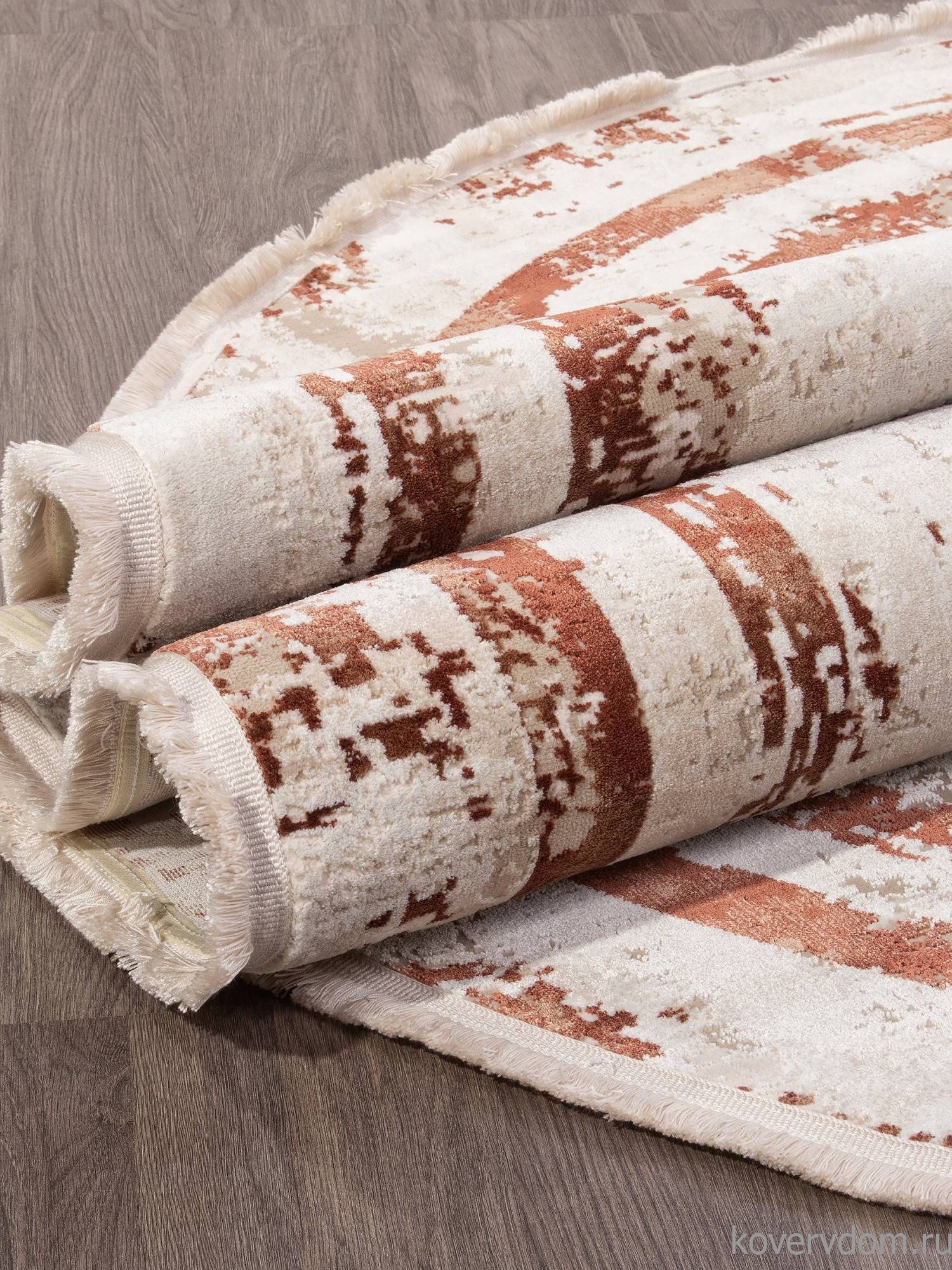 Ковер LISSABON SI053K BROWN / BROWN Овал