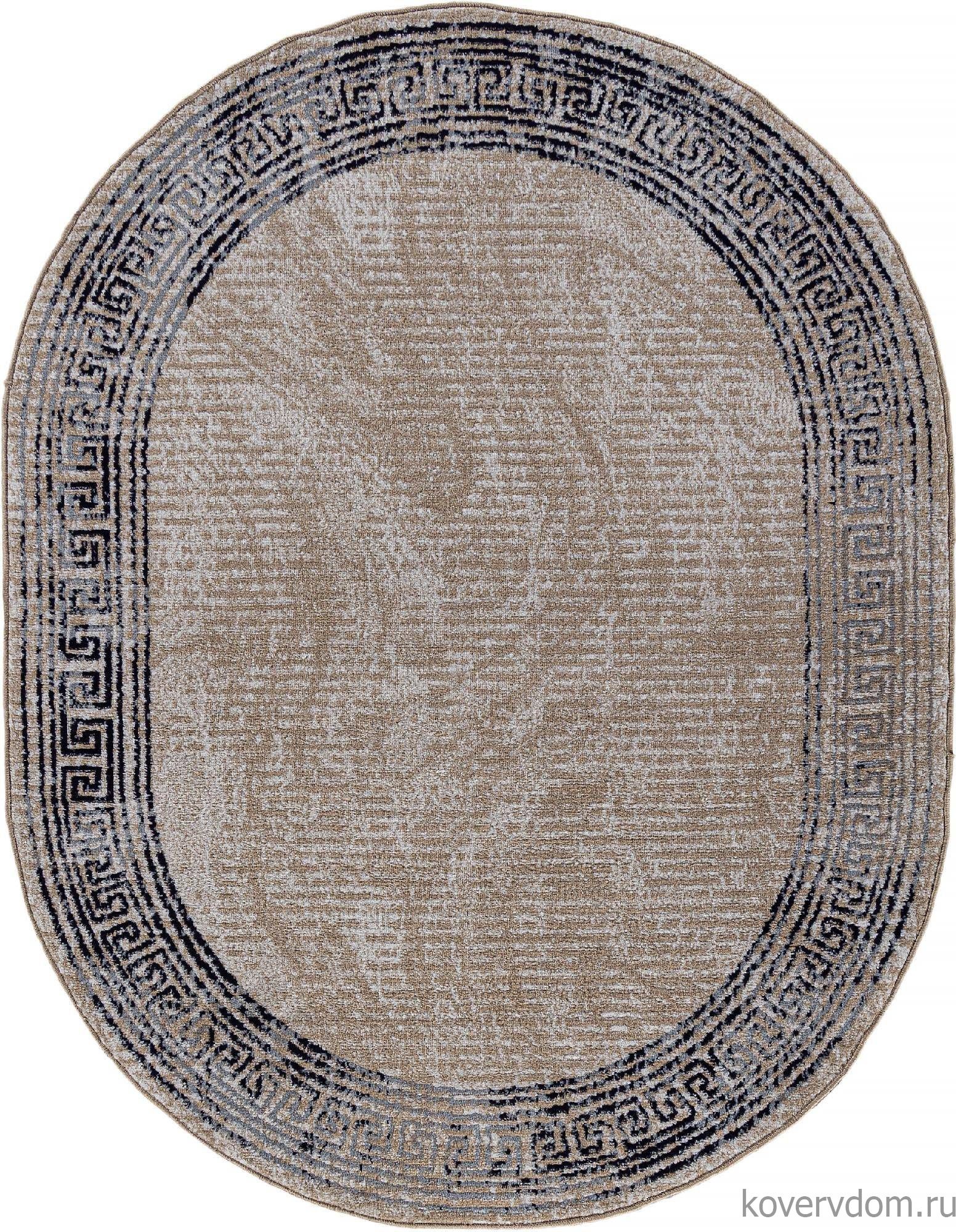 Ковер PRAGA 06022A TOZ GRI / NAVY Овал