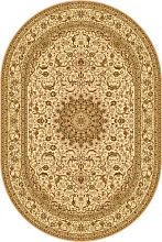 Овальный ковер обычный ворс ISFAHAN SANTORINI cream ОВАЛ
