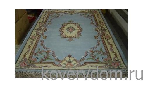 Ковер ручной работы ФЛОРА 510 акрил 431 голубой Ковер ручной работы ФЛОРА 510 акрил 431 голубой