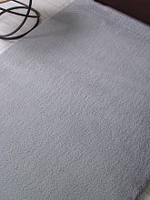 Однотонный ковровая Дорожка из искусственного меха RABBIT LUXE PX2001 SILVER