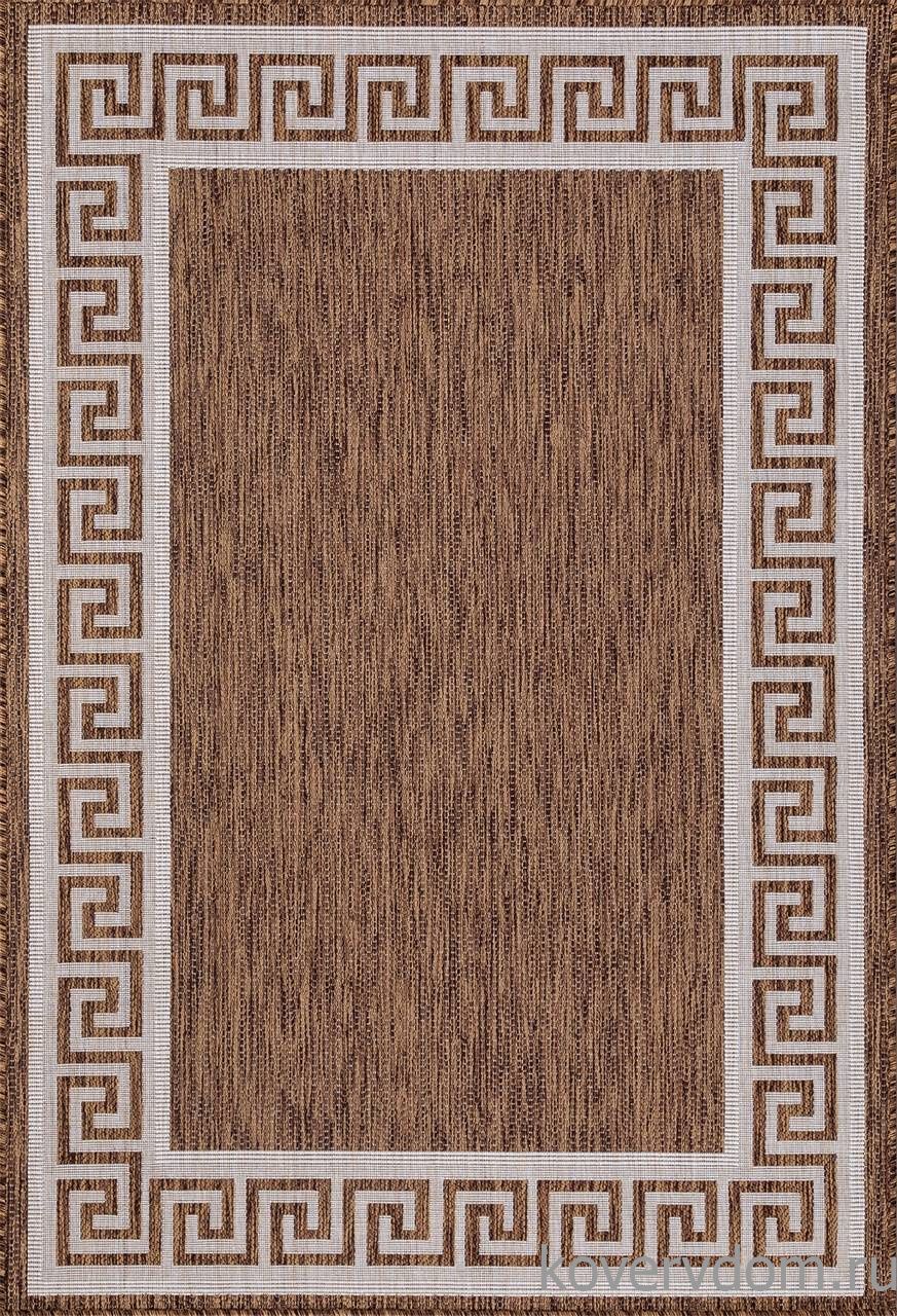 Ковер циновка VEGAS S002 BROWN-CREAM