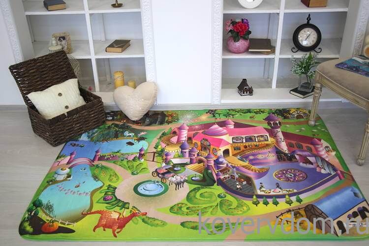 Детский развивающий 3D ковер Замок Принцессы 86006 Детский развивающий 3D ковер Замок Принцессы 86006