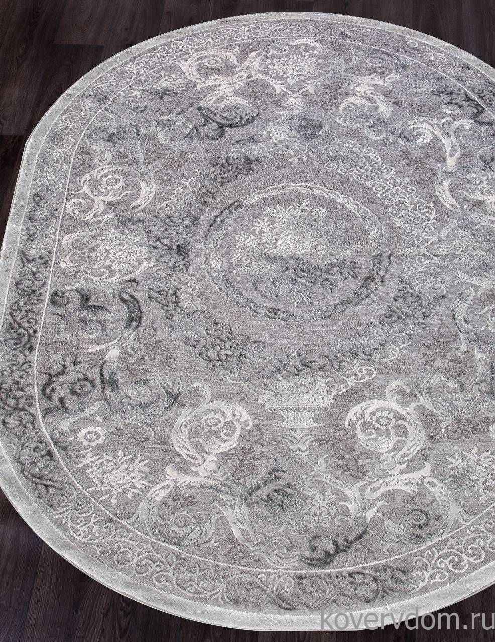 Ковер ARMINA 03760A GREY / GREY Овал Ковер ARMINA 03760A GREY / GREY Овал