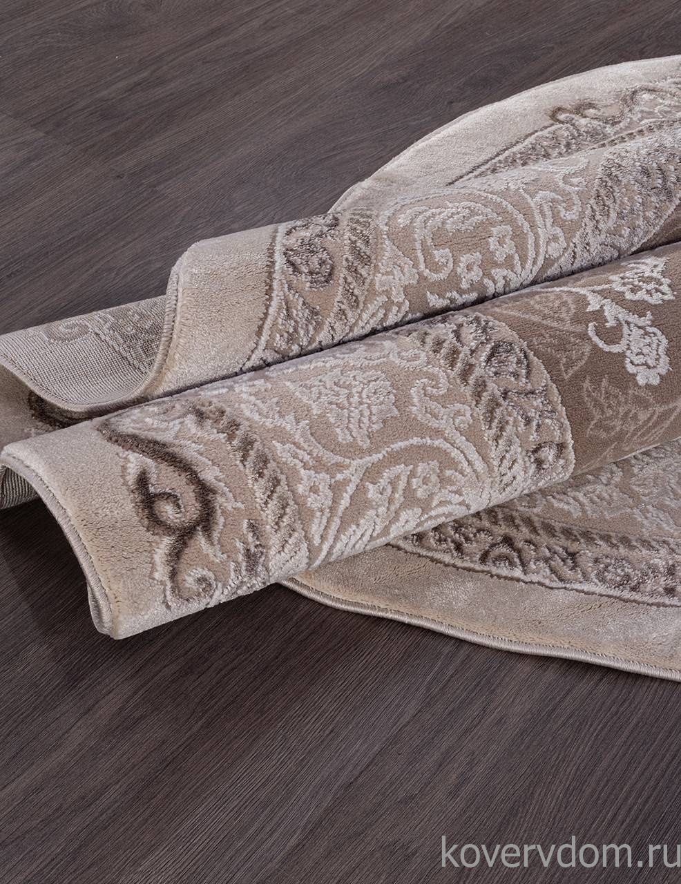 Ковер ARMINA 03874B BROWN / BROWN Круг