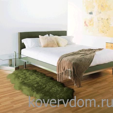 Овчина высокоплотная (накидка/ковер) ДВОЙНАЯ  мох Овчина высокоплотная (накидка/ковер) ДВОЙНАЯ  мох