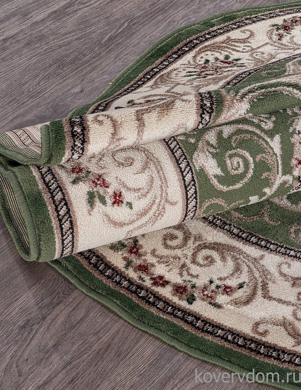 Ковер COLIZEY D066 GREEN Овал