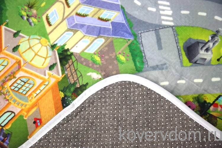 Детский развивающий 3D ковер с дорогами Сказочный Городок у моря 86031 Детский развивающий 3D ковер с дорогами Сказочный Городок у моря 86031