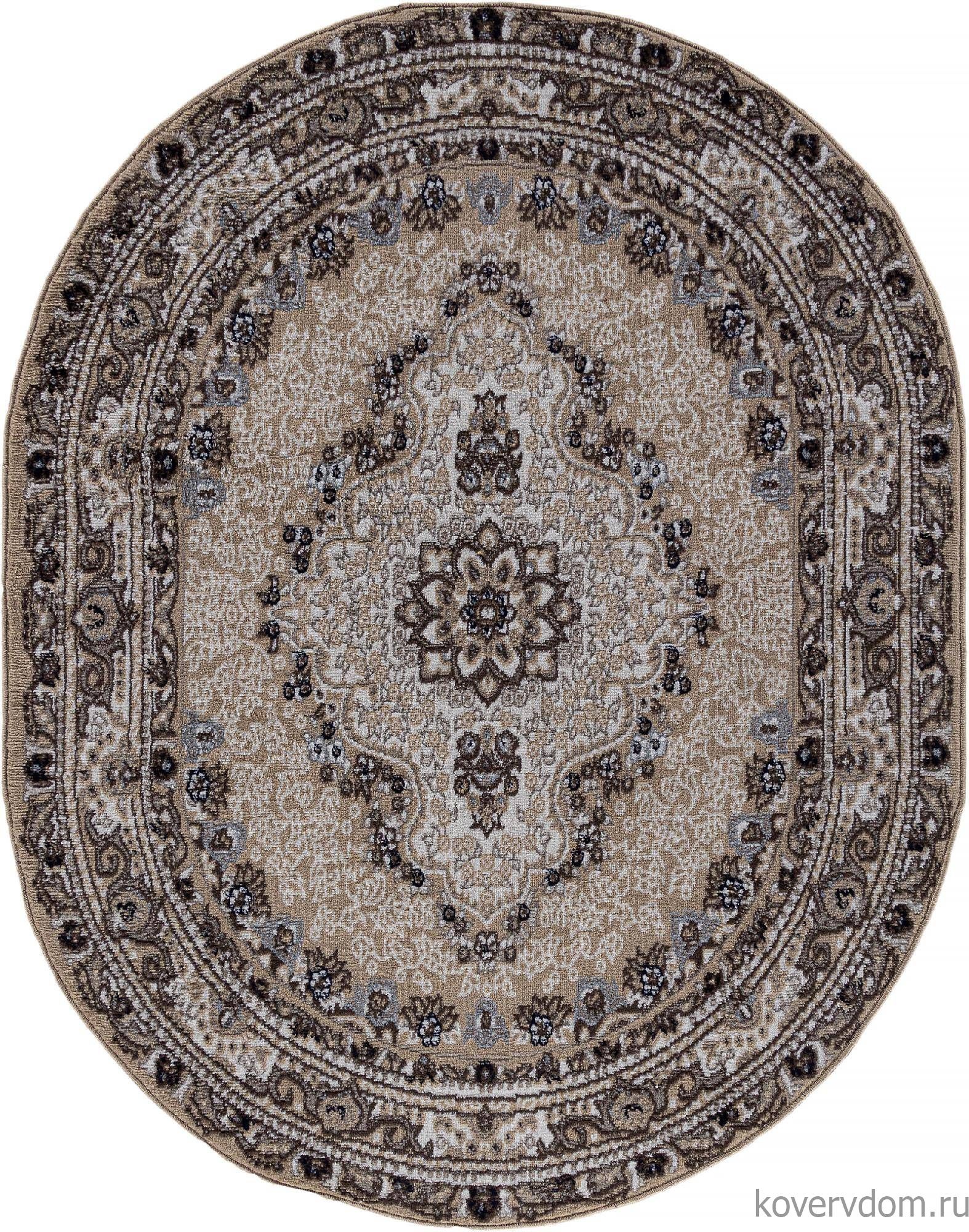 Ковер PRAGA 06020A BEIGE / BEIGE Овал