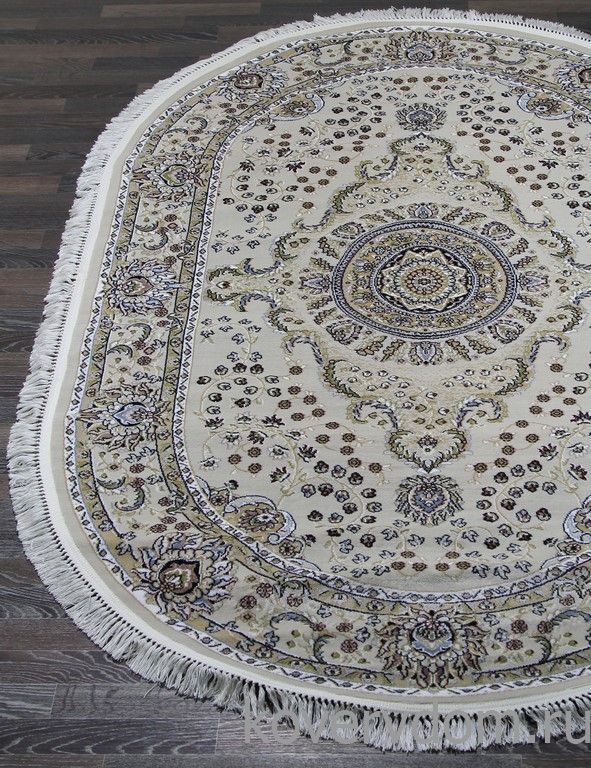 Ковер MASHAD PRESTIGE 02847A CREAM / CREAM Овал Ковер MASHAD PRESTIGE 02847A CREAM / CREAM Овал