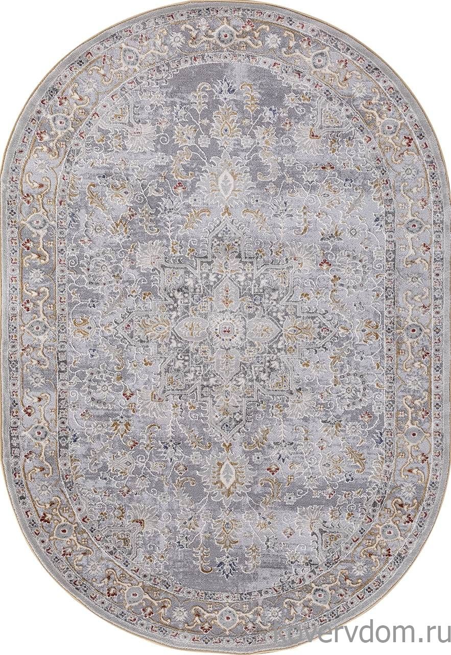 Ковер MARDAN 5049A COKEN D.GREY / YELLOW Овал