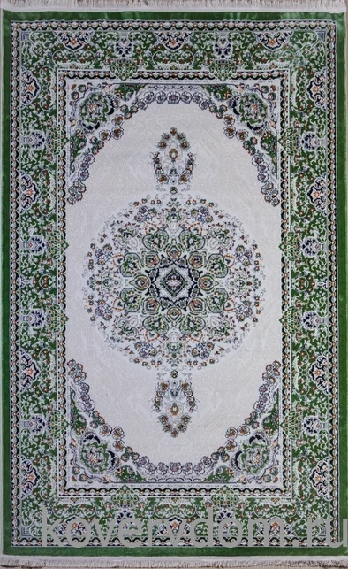 Ковер Amira 4923A D.Blue-L.Grey (зелёный)