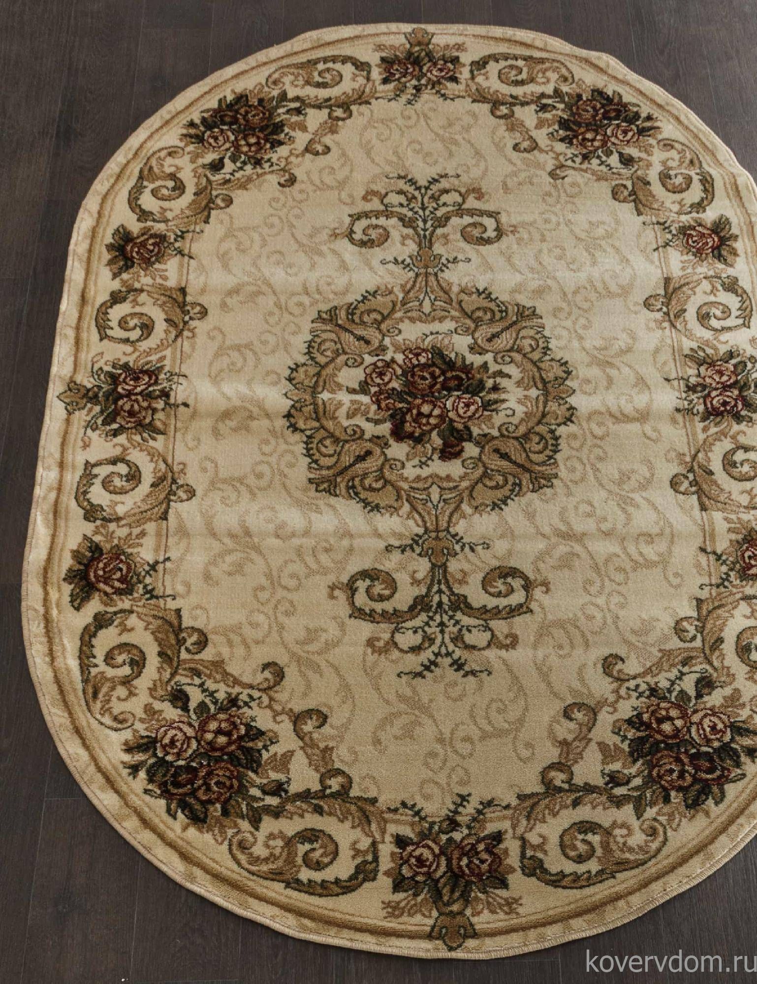 Ковер OLYMPOS D467 CREAM Овал