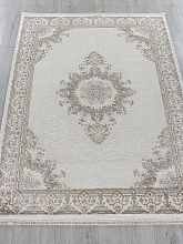 Ковер с бахромой MOSSO 27236A CREAM / NAVY