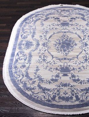 Ковер TRUVA 08330T BLUE / BLUE Овал