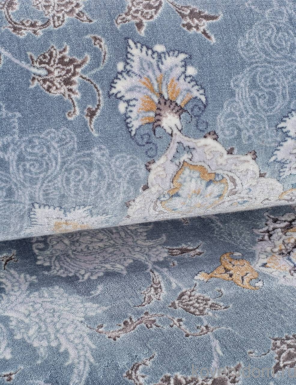 Ковер FARSI 1200 G253 Pale-Blue Овал